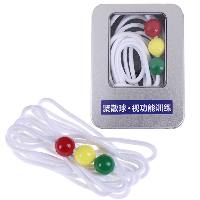 Brock String Vision Training Tool | 3 Beads Binocular Exercise Vision Training Tool QXL