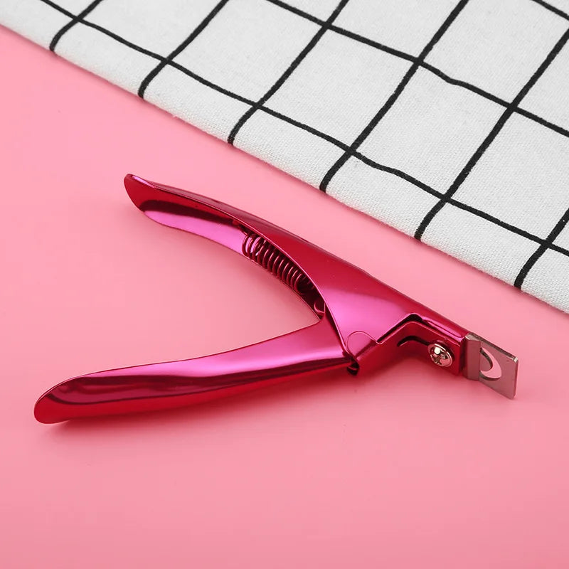 U-Type False Nail Clipper | Acrylic Tip Trimmer Stainless Steel False Nail Clipper QXL