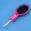 2-in-1 Spray Detangling Hair Comb with Water Bottle Spray Detangling Comb QXL Rose red