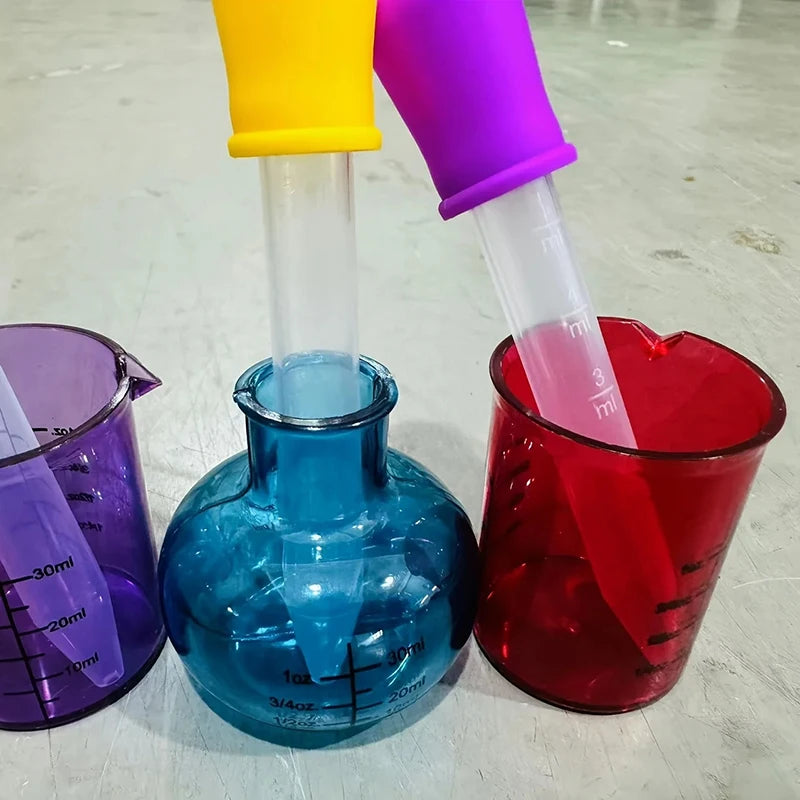 4-Piece Kids Mini Measuring Cups | Educational Science Play Set Educational Measuring Set QXL