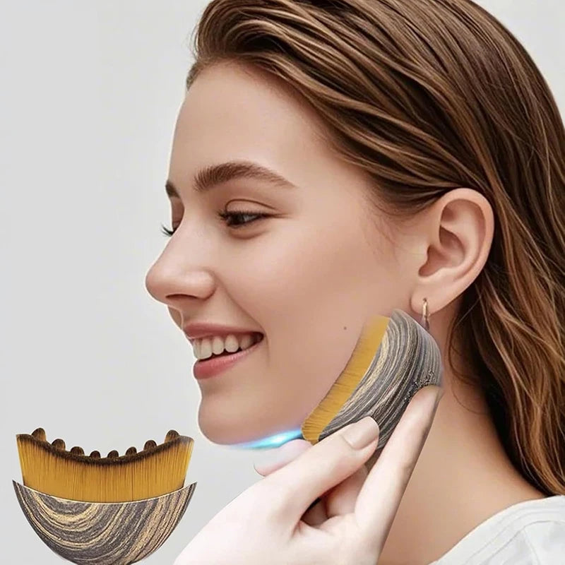 Facial Contour Brush – Face Sculpting & Drainage Massager Face Sculpting Brush QXL