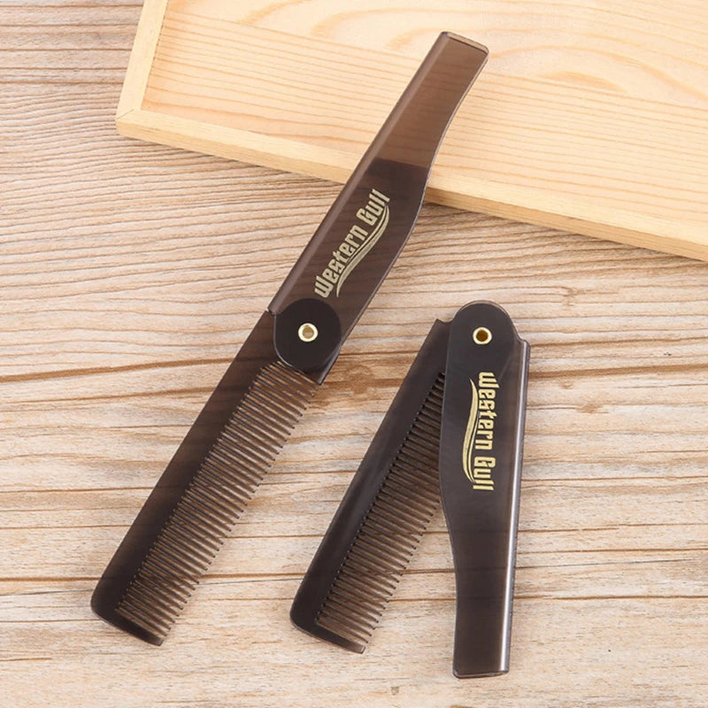 Foldable Pocket Comb – Plastic Beard & Hair Styling Tool Foldable Pocket Comb QXL