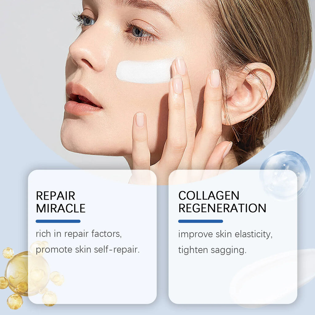 OUHOE Snail Mucin Hyaluronic Acid Pore Minimizing Cream 50g Pore Minimizing Cream QXL