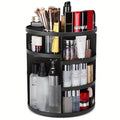 360° Rotating Acrylic Makeup Organizer | Multi-Layer Storage Makeup Organizer QXL Black-5