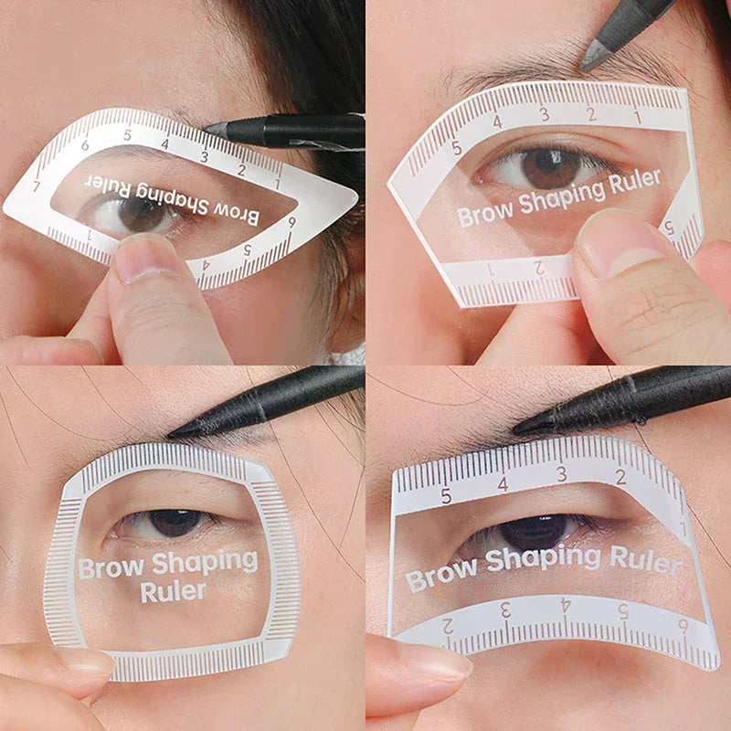 Brow Mapping Ruler – Eyebrow Shaping & Microblading Stencil Eyebrow Mapping Ruler QXL