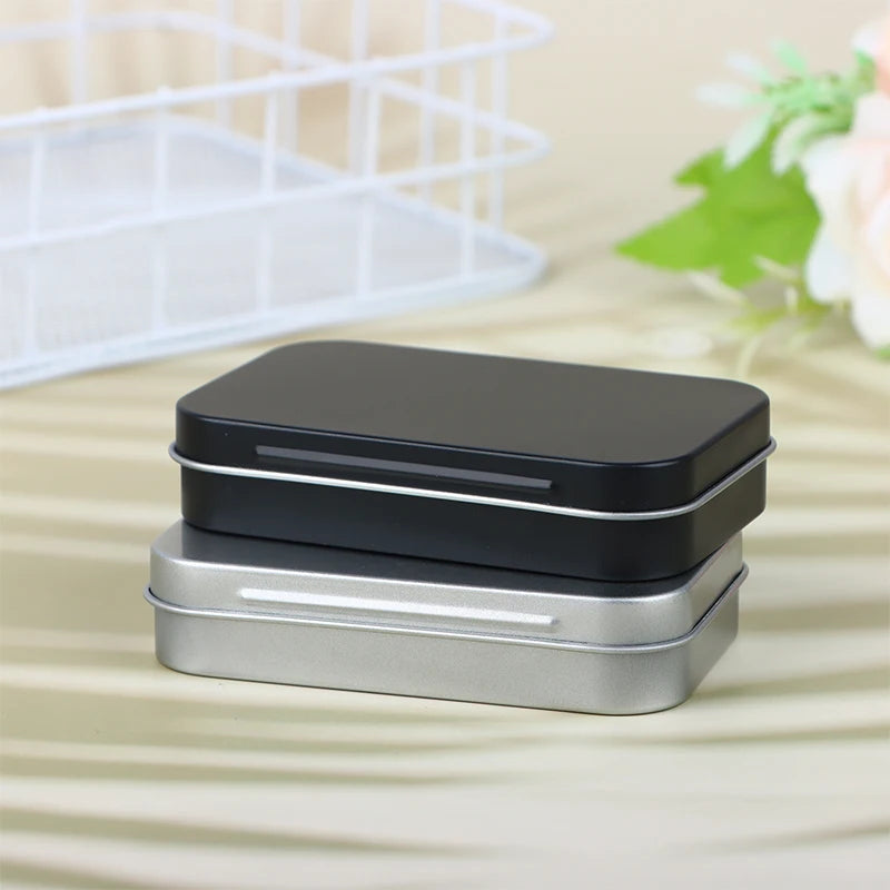 Small Tinplate Flip Storage Box | Coin, Key & Survival Kit Tinplate Storage Box QXL
