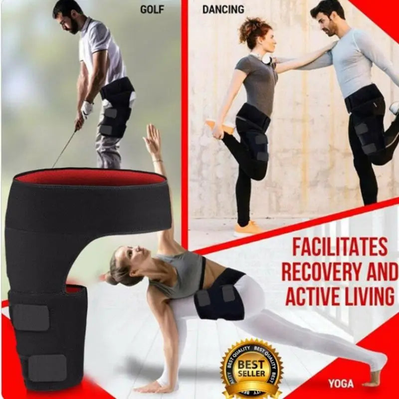 Hip Support Brace | Compression Groin & Thigh Wrap Hip Support Brace QXL