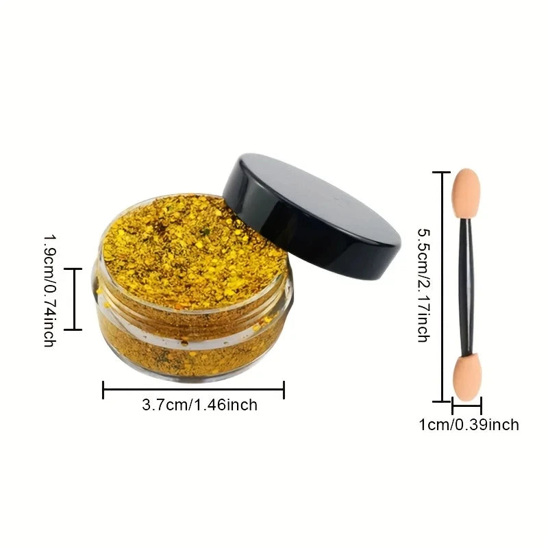 10g Flash Glitter Powder – Hair, Eye & Body Glitter | CPNP Body Glitter Powder QXL