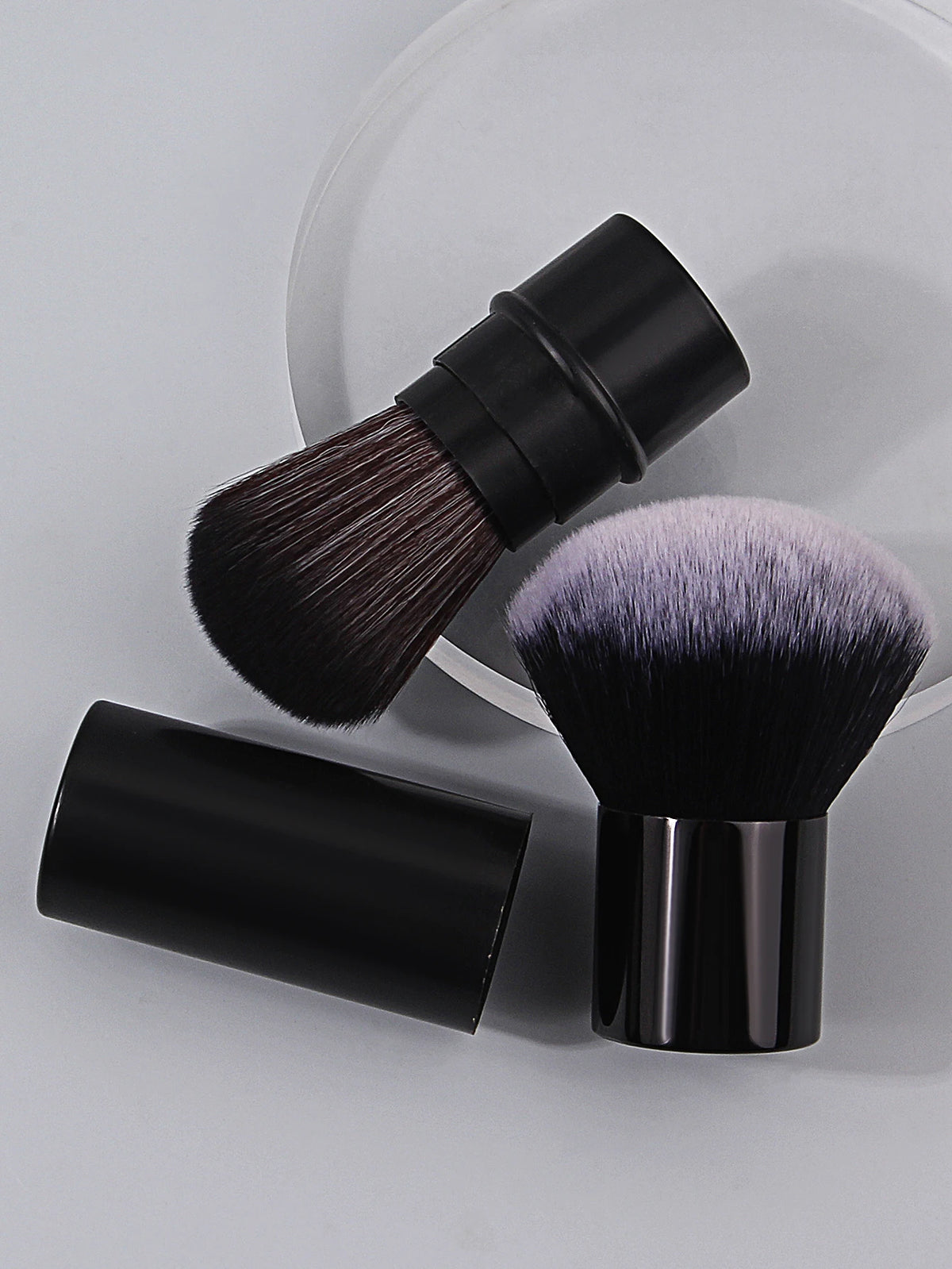 2-Pack Extendable Nail Dust Brush with Cover | Soft Bristle Nail Dust Brush QXL