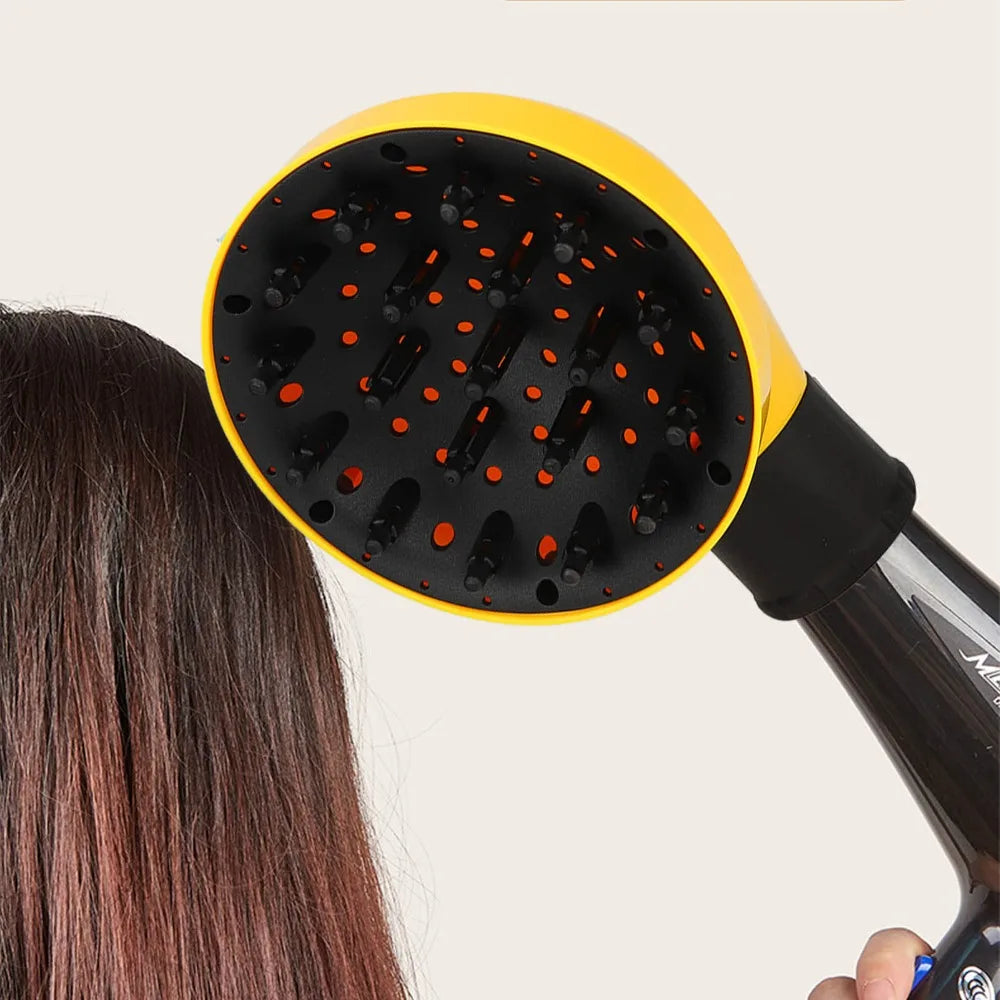 Universal Hair Diffuser for Curly & Wavy Hair | Anti-Frizz Hair Dryer Diffuser QXL