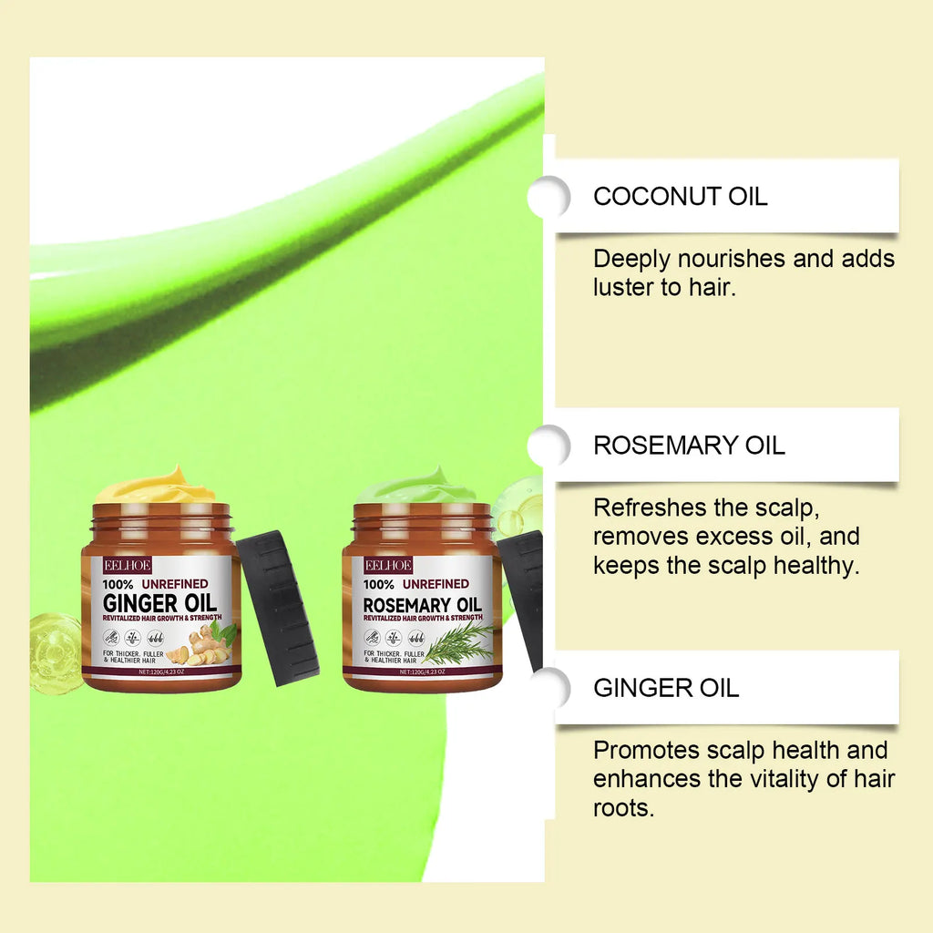 Eelhoe Rosemary & Ginger Deep Conditioning Hair Mask 120g Hair Conditioning Mask QXL