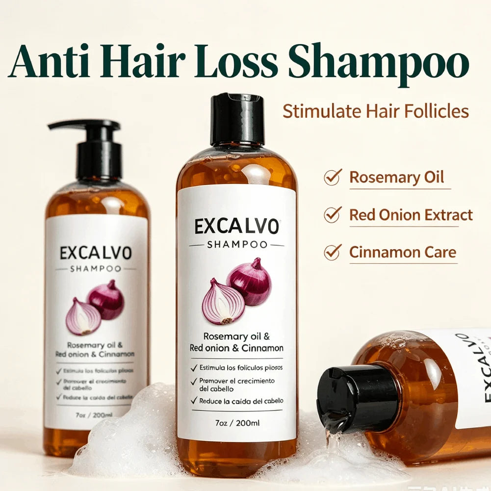 Rosemary & Red Onion Strengthening Shampoo 200ml | Nourishing Nourishing Shampoo QXL