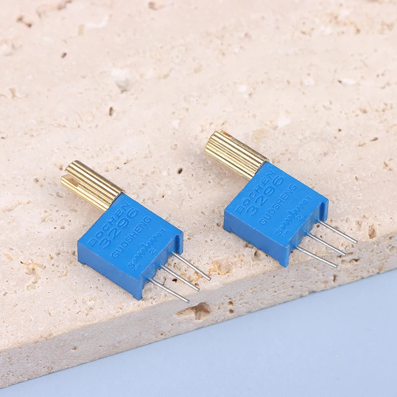 5-Pack 3296W Multi-Turn Trimmer Potentiometer 1K–1M Ohm Trimmer Potentiometer QXL