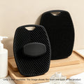 5-Piece Silicone Exfoliating Body & Scalp Brush Set Silicone Bath Brush Set QXL GJ45-black-02