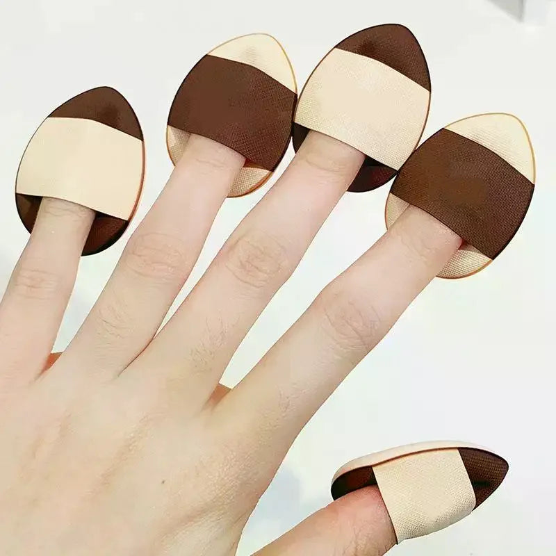 Mini Teardrop Finger Puff Sponge | Foundation & Concealer 5/10Pc Makeup Sponge Puff QXL