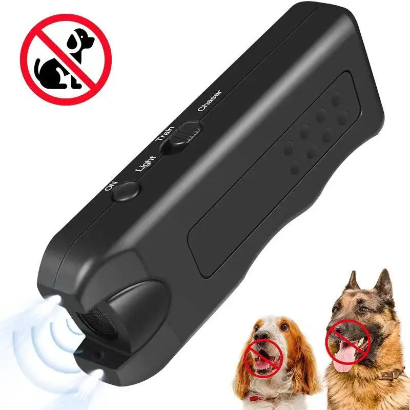 Ultrasonic Dog & Cat Repeller | Portable LED Pet Training Device Pet Training Device QXL