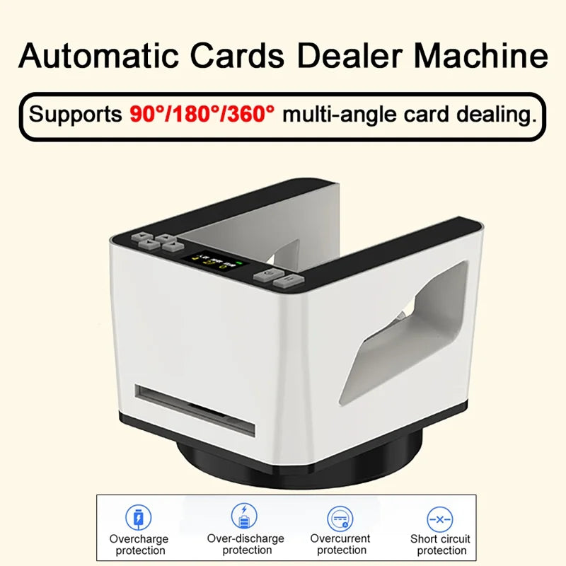 Electric Automatic Card Dealer | Adjustable Speed, 360° Dealing Card Dealing Machine QXL