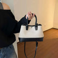 Women's Vintage Leather Crossbody Messenger Bag | Elegant Style Crossbody Handbag QXL black