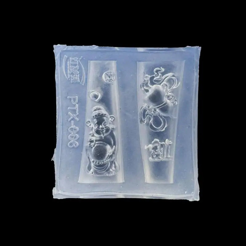 3D Buddha Silicone Nail Art Mold | DIY Acrylic Charm Mold Silicone Nail Mold QXL