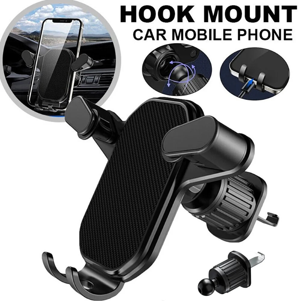 Car Air Vent Phone Mount | 360° Gravity Holder for 4–7" Phones Car Phone Mount QXL