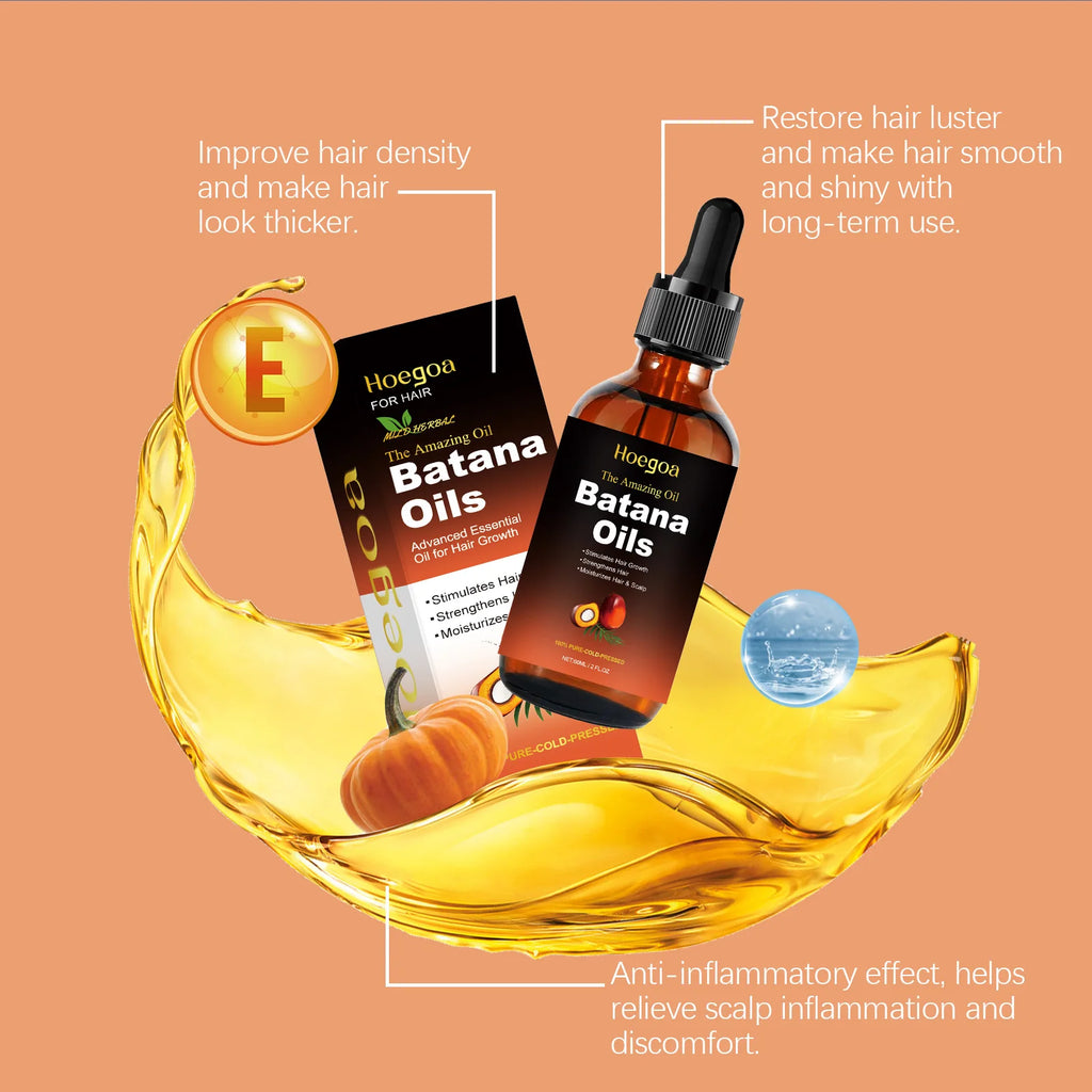 HOEGOA Batana Oil Hair Care – Nourishing Scalp & Moisture Oil Hair Conditioning Oil QXL