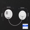 Child Safety Cable Lock | Cabinet, Fridge & Window Lock Child Safety Lock QXL B9 Oval white