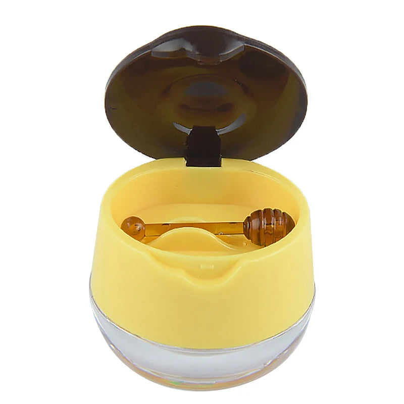 6g Refillable Empty Lip Balm Jar with Spoon | Travel Pot Lip Balm Container QXL BN