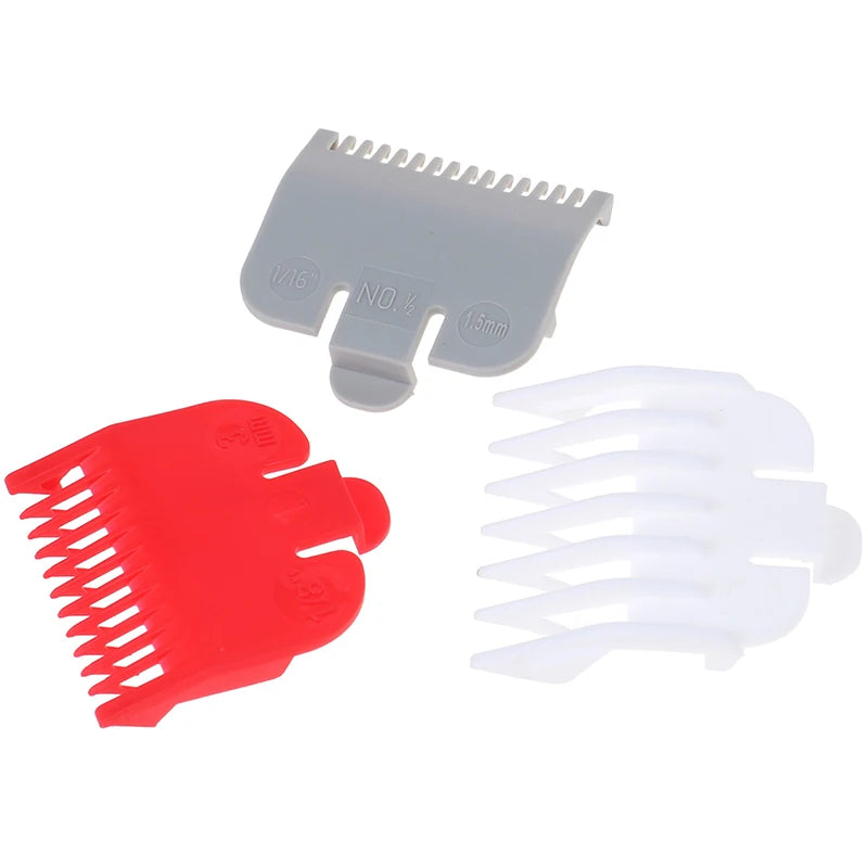 3-Pack Hair Clipper Guide Combs | Barber Trimmer Limit Set Clipper Guide Combs QXL onesize