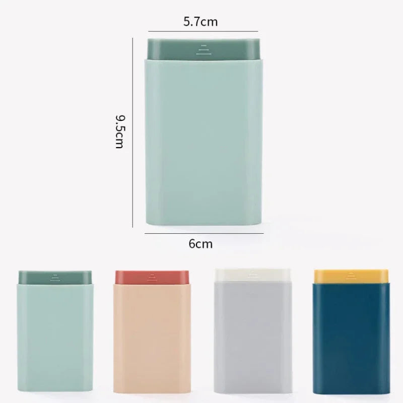 Portable 7-Day Pill Organizer | 6-Grid Travel Vitamin Case Pill Organizer QXL