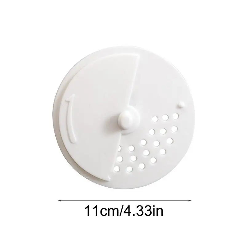 Rotatable Drain Cover Hair Filter | Anti-Odor Sink & Shower Drain Cover Filter QXL