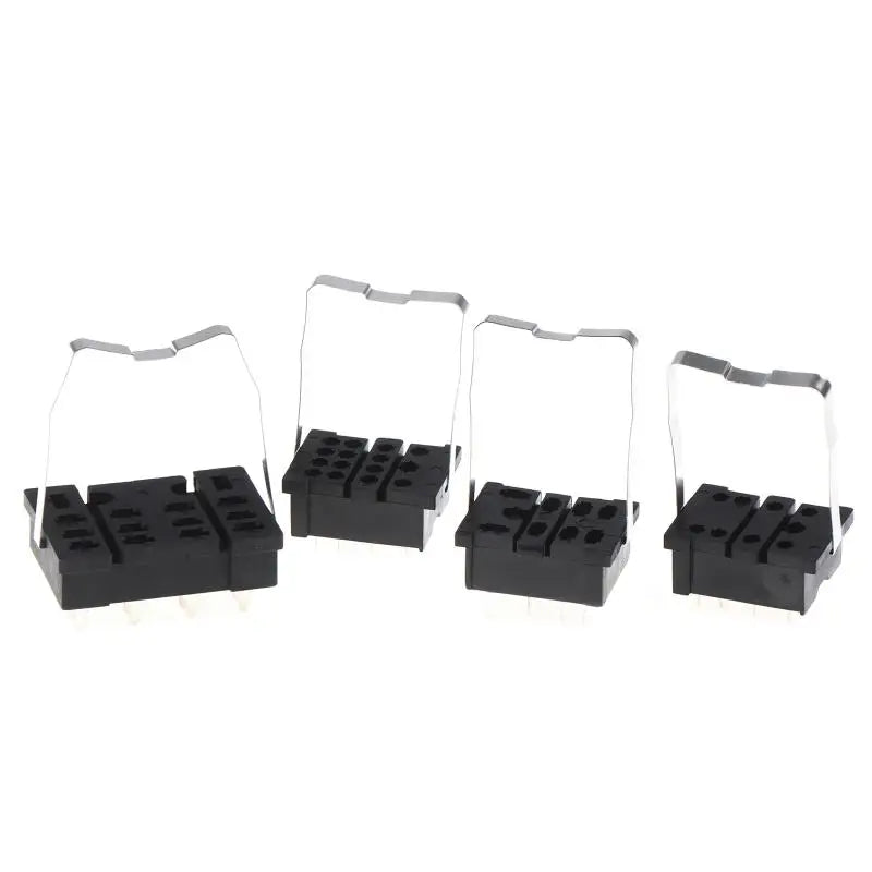 PY14-02 Universal Relay Socket Holder 2-Pack | PCB Solder Relay Socket Holder QXL