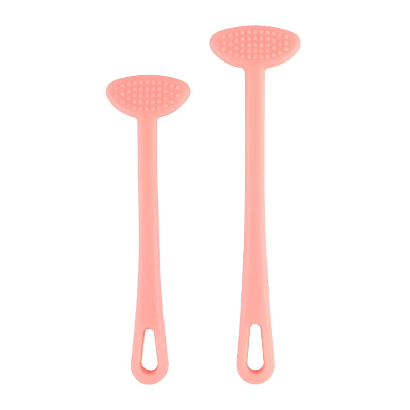 Reusable Plastic Tongue Scraper | Fresh Breath Cleaner 1-2pk Tongue Scraper QXL Pink