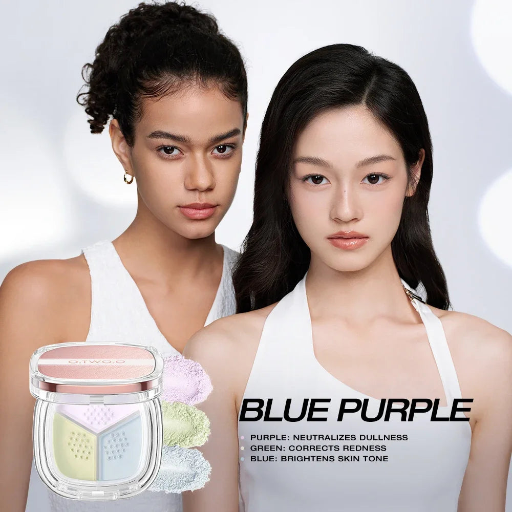 O.TWO.O Invisible Pore Setting Powder | Oil Control Matte Finish Loose Setting Powder QXL