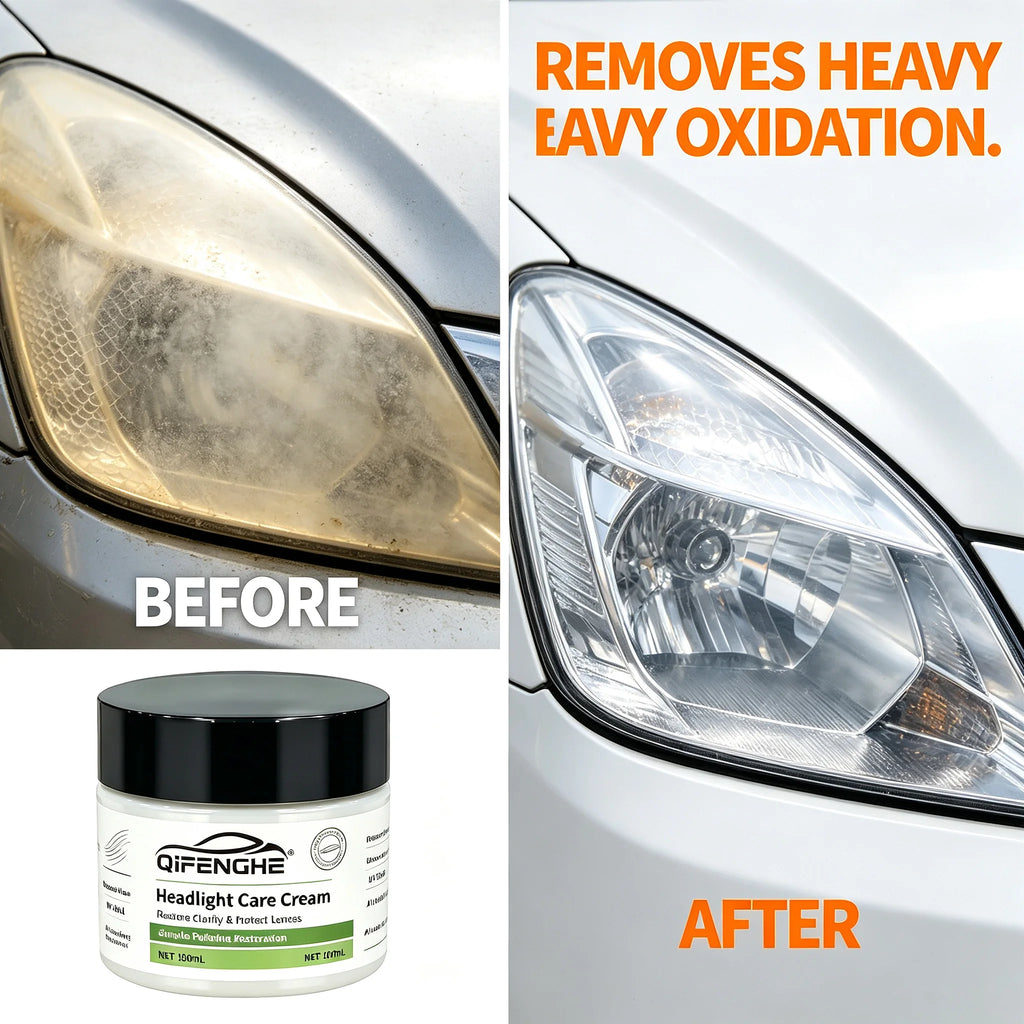Headlight Restoration Cream 100ml – UV Shield & Clarity Polish Headlight Restoration Cream QXL Default Title