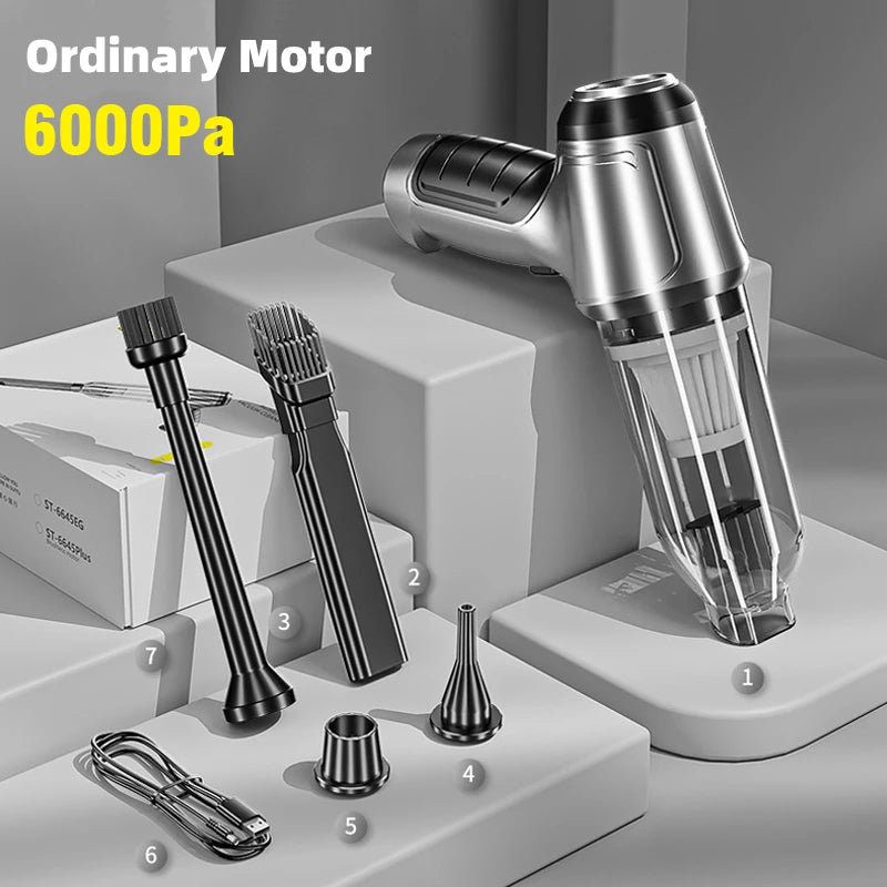 EAFC 120W Cordless Handheld Vacuum – Home & Car Use Cordless Handheld Vacuum QXL Brushed 6000pa