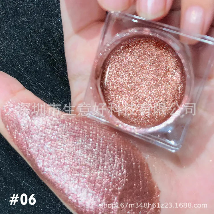 Diamond Liquid Eyeshadow Cream | 16 Shimmer & Glitter Shades Liquid Eyeshadow Cream QXL 06 5.5g
