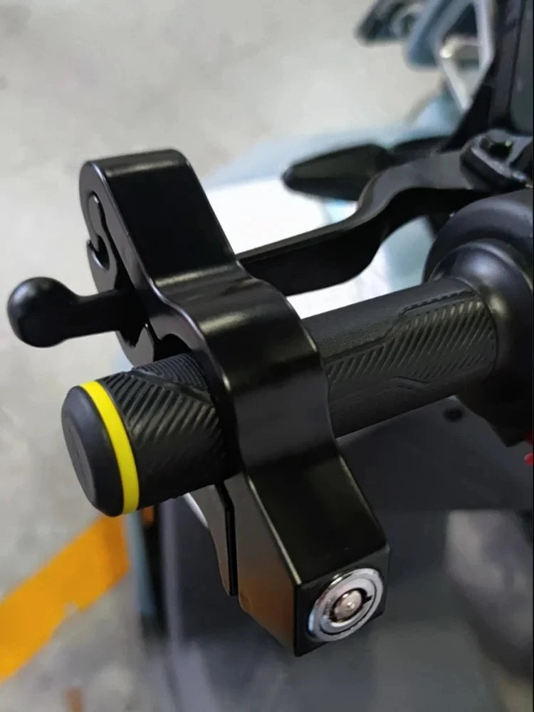 Cut-Resistant Motorcycle Handlebar Lock | Universal Heavy Duty Motorcycle Handlebar Lock QXL