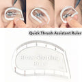 Brow Mapping Ruler – Eyebrow Shaping Stencil & Microblading Tool Eyebrow Mapping Ruler QXL Default Title