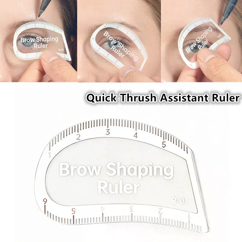 Brow Mapping Ruler – Eyebrow Shaping Stencil & Microblading Tool Eyebrow Mapping Ruler QXL Default Title