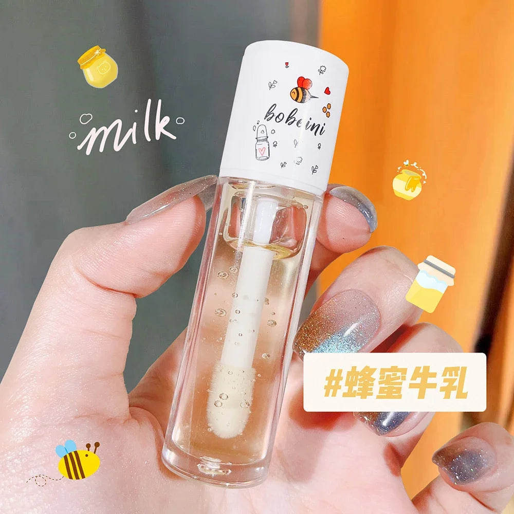 3-Pack Nourishing Brightening Lip Oil | Hydrating Lip Balm Lip Oil Gloss QXL 02 Honey milk