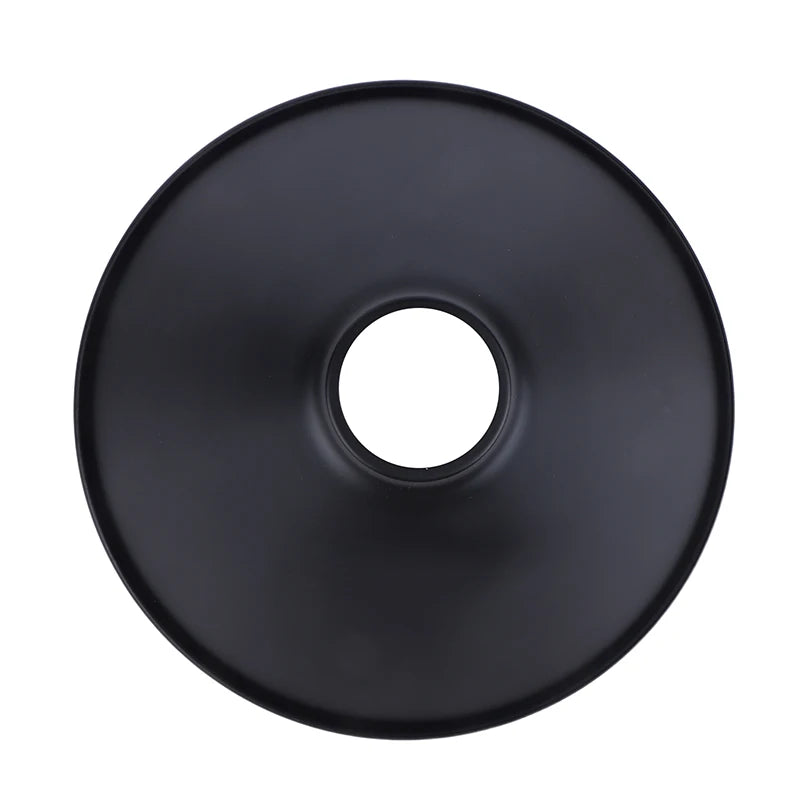 Black Iron Industrial Lampshade | E27 Chandelier & Wall Lamp Iron Lampshade QXL