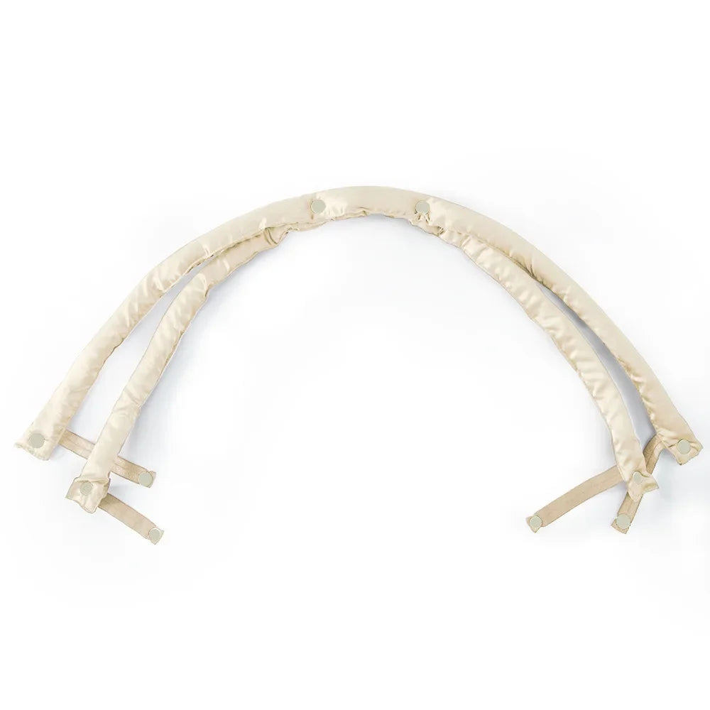 Heatless Curling Rod Headband | Overnight Soft Hair Curlers Heatless Hair Curler QXL Beige-2pcs
