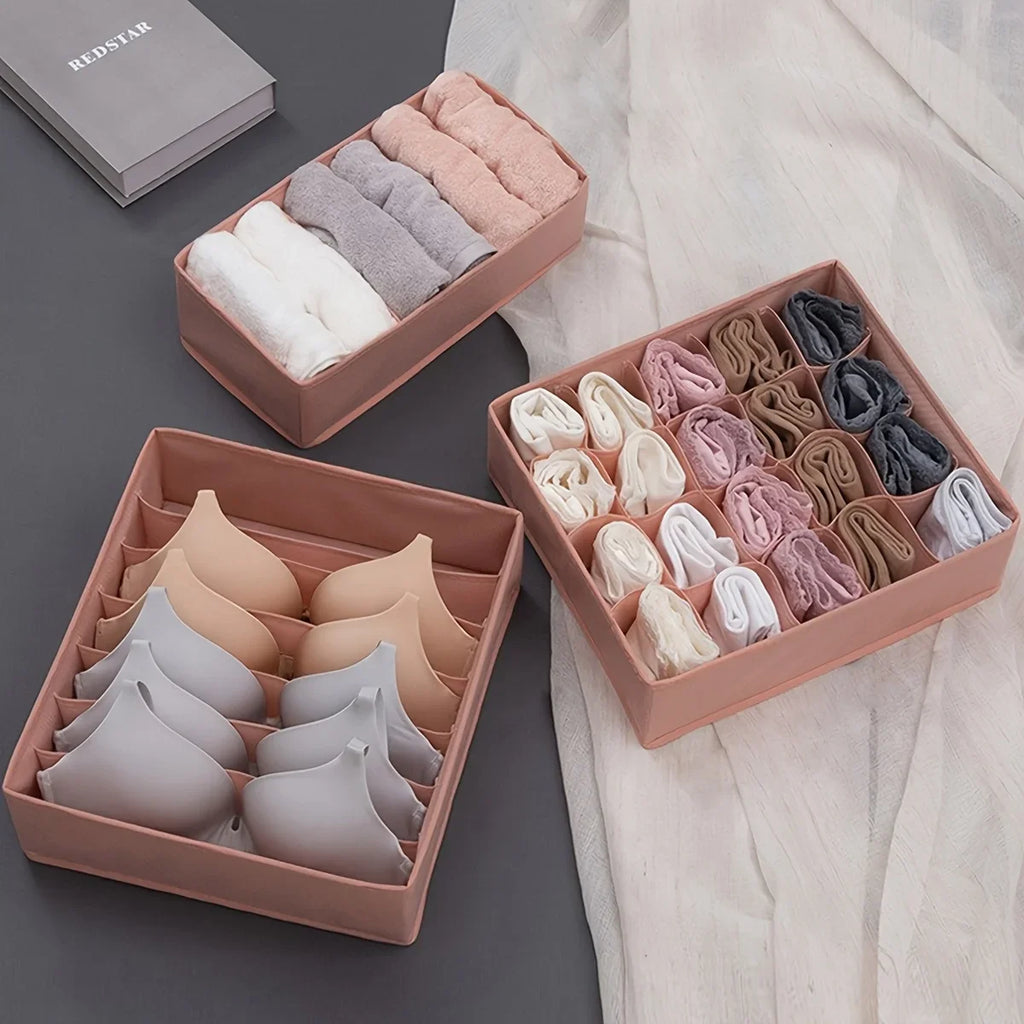 Multi-Compartment Underwear Organizer – Bras, Socks & Panties Drawer Organizer QXL