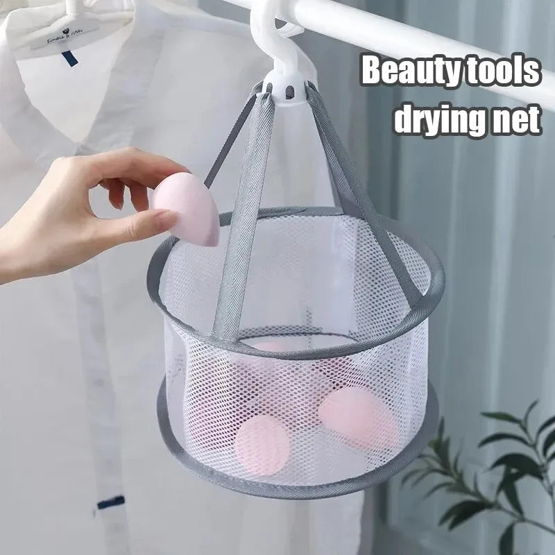 Hanging Mesh Makeup Brush & Sponge Air Drying Net Bag Brush Drying Net Bag QXL