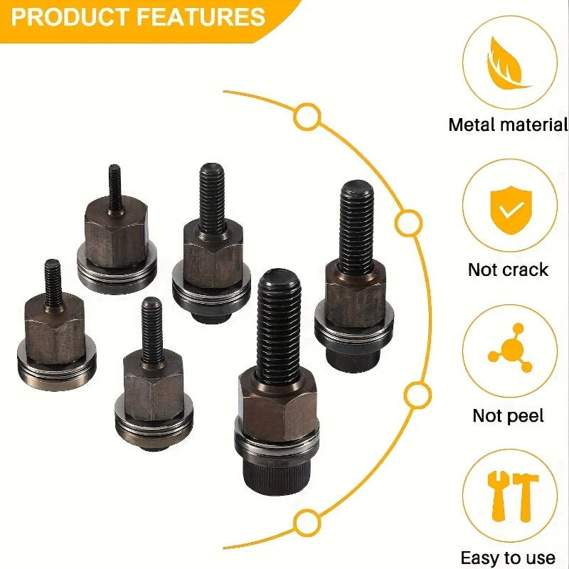M3–M12 Rivet Nut Tool Kit | Carbon Steel Manual & Drill Set Rivet Nut Tool Kit QXL