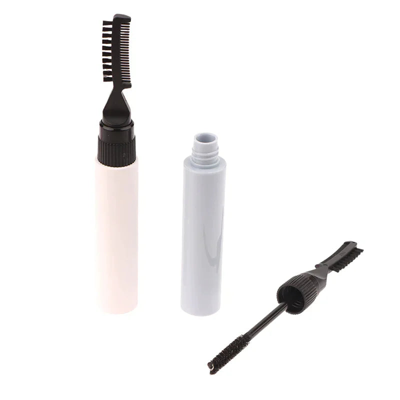 10ml Dual Brush Empty Mascara & Eyebrow Gel Refillable Tube Refillable Cosmetic Tube QXL