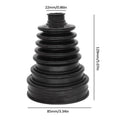 Silicone Split CV Boot | Universal CV Joint Dust Cover CV Joint Boot QXL Black