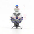 15ml Diamond-Encrusted Blue Glass Dubai Perfume Oil Bottle Perfume Oil Bottle QXL 15ml blue glass
