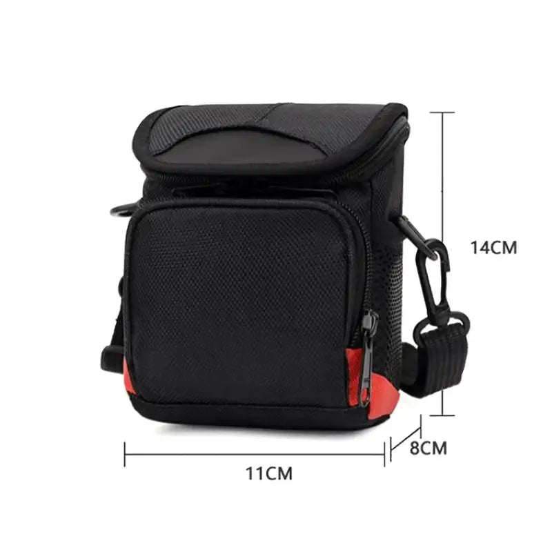 Waterproof Nylon DSLR Camera Shoulder Bag | Black Travel Bag Camera Shoulder Bag QXL