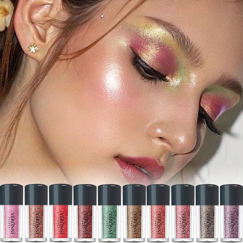 Pearlescent Diamond Eyeshadow Powder | Shimmer & Metallic Eyeshadow Powder QXL